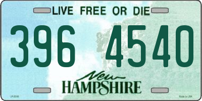 NH license plate 3964540