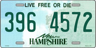 NH license plate 3964572