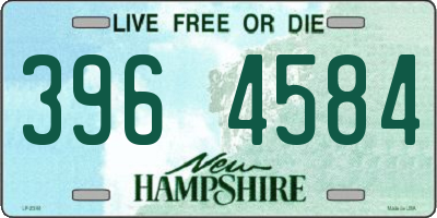 NH license plate 3964584