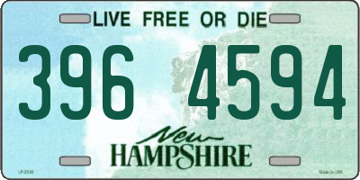 NH license plate 3964594