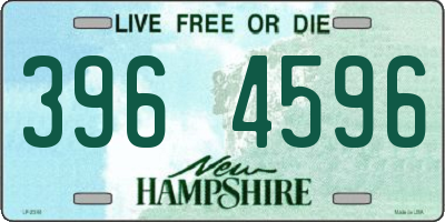 NH license plate 3964596