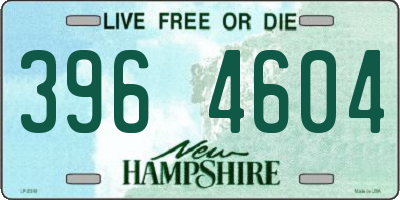 NH license plate 3964604