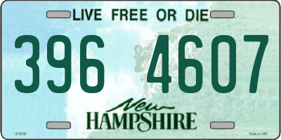NH license plate 3964607