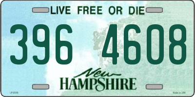 NH license plate 3964608