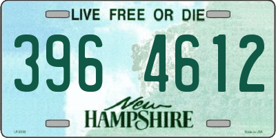 NH license plate 3964612
