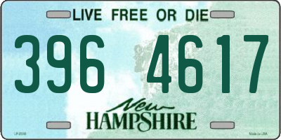 NH license plate 3964617
