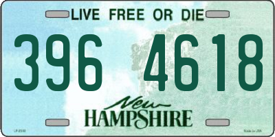 NH license plate 3964618