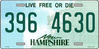 NH license plate 3964630