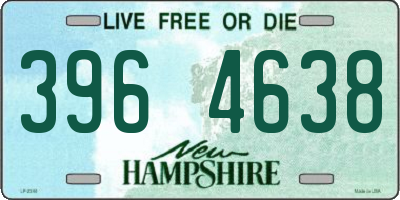 NH license plate 3964638