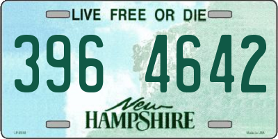 NH license plate 3964642