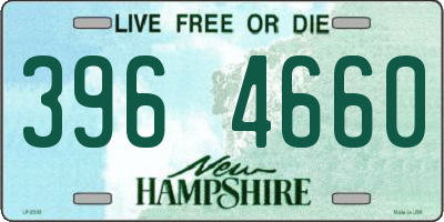 NH license plate 3964660