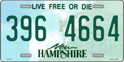 NH license plate 3964664
