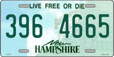 NH license plate 3964665