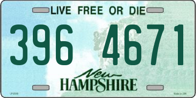 NH license plate 3964671