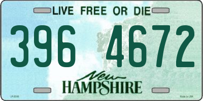 NH license plate 3964672