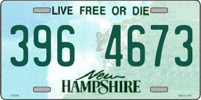 NH license plate 3964673