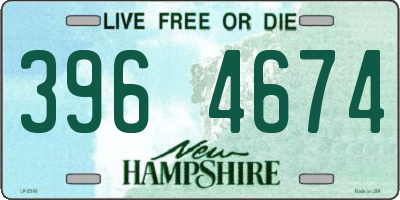 NH license plate 3964674