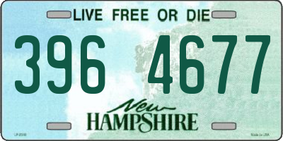 NH license plate 3964677