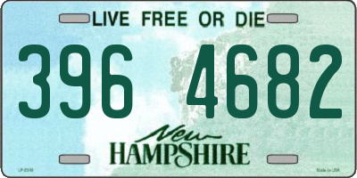 NH license plate 3964682