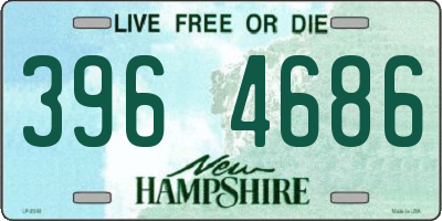 NH license plate 3964686