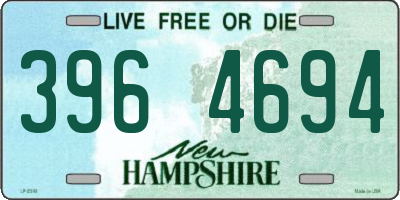 NH license plate 3964694