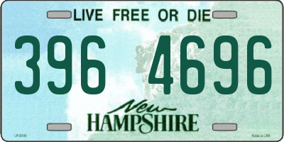 NH license plate 3964696