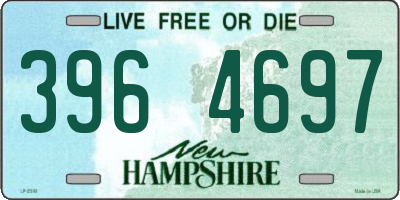 NH license plate 3964697