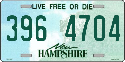 NH license plate 3964704