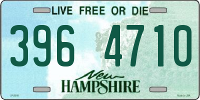 NH license plate 3964710