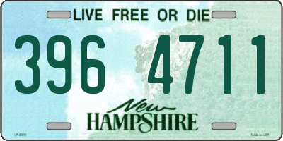 NH license plate 3964711