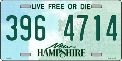 NH license plate 3964714