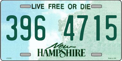 NH license plate 3964715