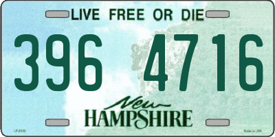 NH license plate 3964716
