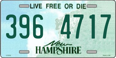 NH license plate 3964717