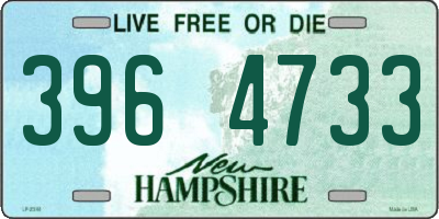 NH license plate 3964733