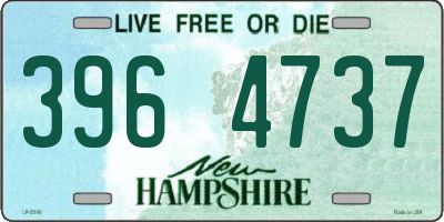 NH license plate 3964737