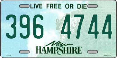 NH license plate 3964744
