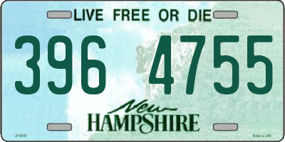 NH license plate 3964755