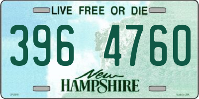 NH license plate 3964760
