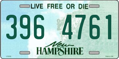 NH license plate 3964761