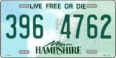 NH license plate 3964762