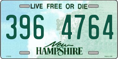 NH license plate 3964764