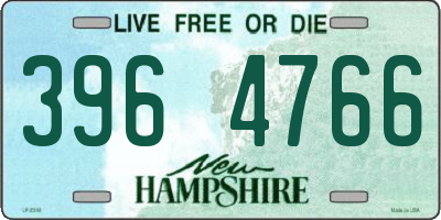 NH license plate 3964766
