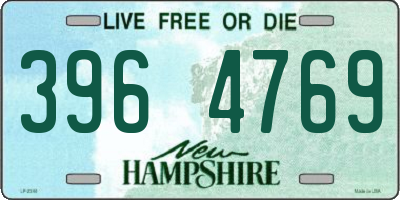 NH license plate 3964769