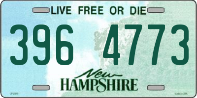 NH license plate 3964773