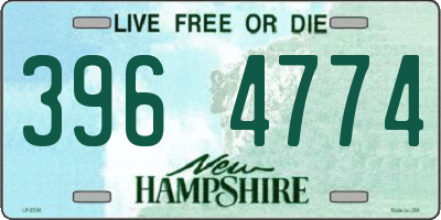 NH license plate 3964774