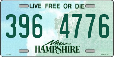 NH license plate 3964776