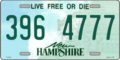 NH license plate 3964777