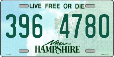 NH license plate 3964780
