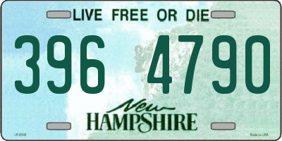 NH license plate 3964790